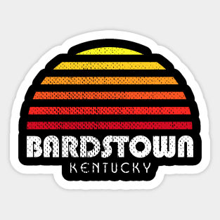 Bardstown Kentucky Vacation Sunset KY Sticker